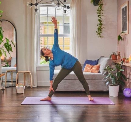 Woman doing yoga