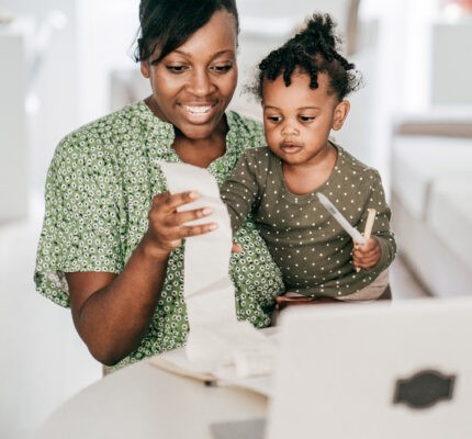 Woman child healthy budget